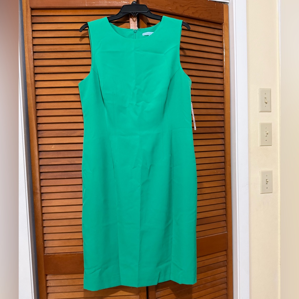 Antonio Melani Nwt Size 14, Clover Green Midi Dress.